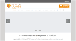 Desktop Screenshot of moulins-dumee.com