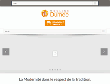 Tablet Screenshot of moulins-dumee.com